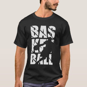 Retro Vintage Basketball Design For Basketball Pla T-Shirt