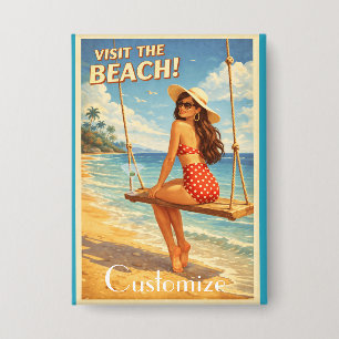 Retro Vintage Bathing Beauty Thunder_Cove