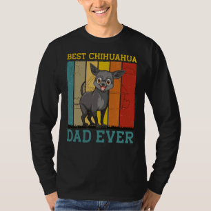 Retro Vintage Best Chihuahua Dad Ever T-Shirt