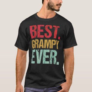 Retro Vintage Best Grampy Ever New Papa Life Fathe T-Shirt