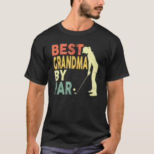 Retro Vintage Best Grandma By Par Golf For Women T-Shirt