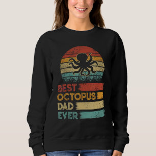 Retro Vintage Best Octopus Dad Ever Shirts Animals