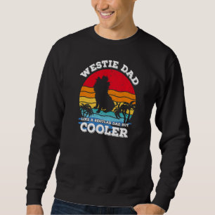 Retro Vintage Best Westie Dad Ever Fathers Day Sweatshirt