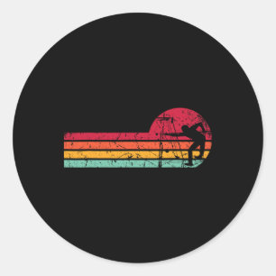 Retro Vintage Billiard Game 8 Ll Pool Player Tourn Classic Round Sticker