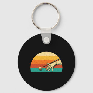 Retro Vintage Billiards Game - 8 Ll Pool Player To Key Ring