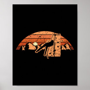 Retro Vintage Billiards Game 8 -ll Pool Player Tou Poster
