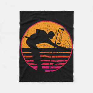 Retro Vintage Billiards Game 8 Ll Pool Player Tour Fleece Blanket