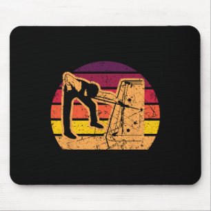 Retro Vintage Billiards Game 8 Ll Pool Player Tour Mouse Pad
