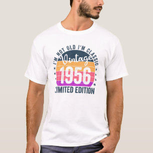 Retro Vintage Birthday Gifts Since 1956 T-Shirt