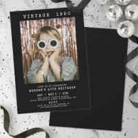 Retro Vintage Birthday Party