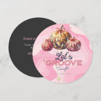 Retro Vintage Birthday Theme, Disco Ball Pumpkin