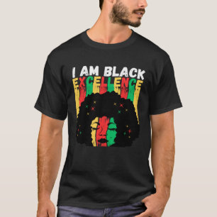 Retro Vintage Black Excellence African Pride Histo T-Shirt