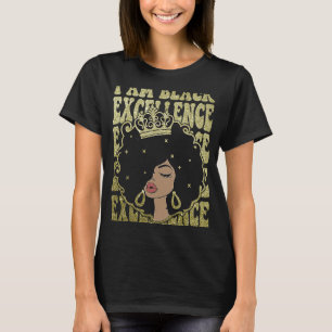 Retro Vintage Black Excellence African Pride Histo T-Shirt