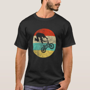 Retro Vintage Bmx Bike Rider Freestyle Street Tric T-Shirt