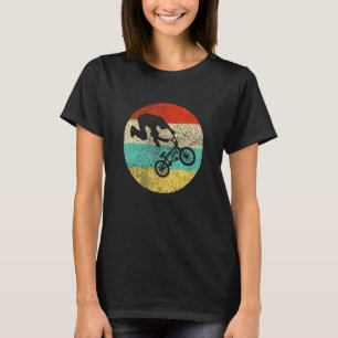 Retro Vintage Bmx Bike Rider Freestyle Street Tric T-Shirt