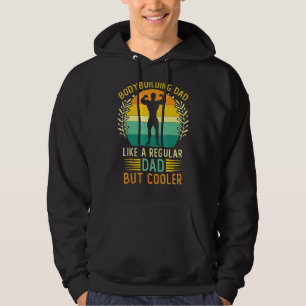 Retro Vintage Bodybuilding Dad Father's Day Liftin Hoodie