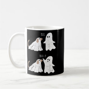 Retro Vintage Boo Boop Ghost And Dog Halloween Coffee Mug