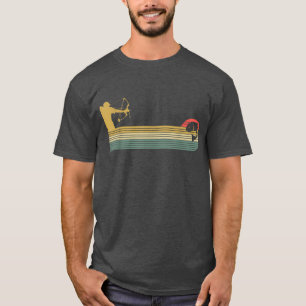 Retro Vintage Bowfishing Bowfisherman Arrow Bow Fi T-Shirt