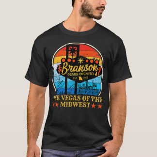 Retro Vintage Branson Missouri Vegas of the Midwes T-Shirt