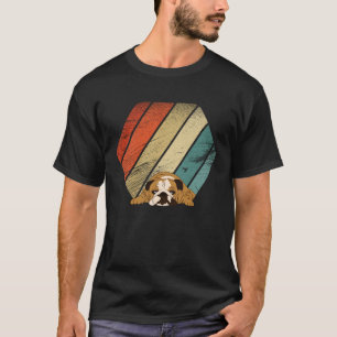 Retro vintage British Bulldog Dogs  and cute anima T-Shirt