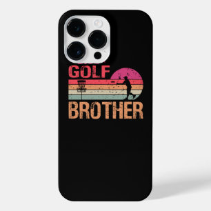 Retro Vintage Brother Disc Golf Frisbee Frolf Brot iPhone 14 Pro Max Case