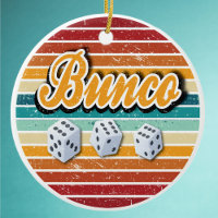 Retro Vintage Bunco Dice