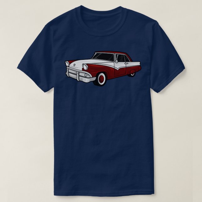 Retro vintage car T-Shirt (Design Front)