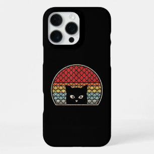 Retro Vintage Cat iPhone 16 Pro Max Case