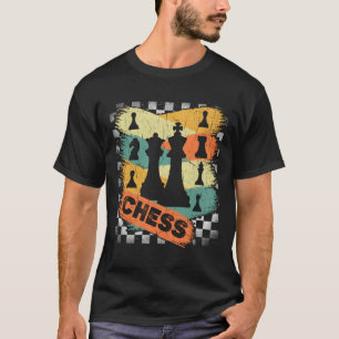 Retro Vintage Chess Shirt Chess Piece Queen Chess