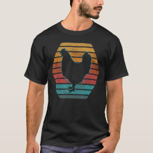 Retro Vintage Chicken Bird Chicken Farm Men Women T-Shirt