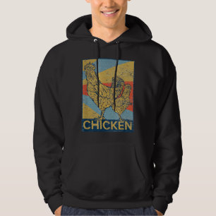 Retro vintage Chicken Hoodie
