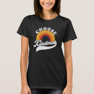 Retro Vintage Choose Kindness Spiritual Women Gir T-Shirt