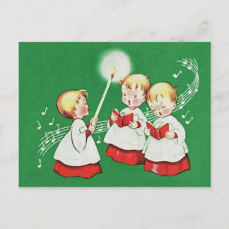 Retro vintage Christmas card