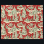 Retro Vintage Christmas Landscape Wrapping Paper<br><div class="desc">The overall design evokes a sense of nostalgia, reminiscent of classic holiday imagery from the past. The combination of the red background, the snowy landscape, and the elegant white Christmas trees creates a timeless and festive atmosphere. This retro vintage Christmas wrapping paper would be a perfect choice for wrapping gifts...</div>