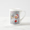 Retro vintage Christmas Santa reindeer tea cup