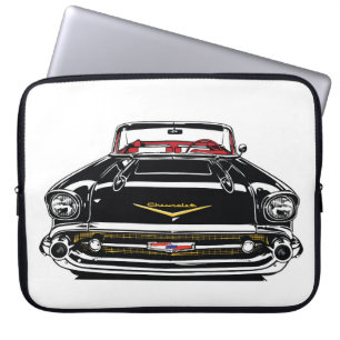 Retro Vintage Classic Car Front Pop Art Laptop Sleeve