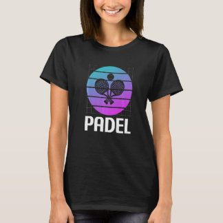 Retro Vintage Classic Padel Player T-Shirt