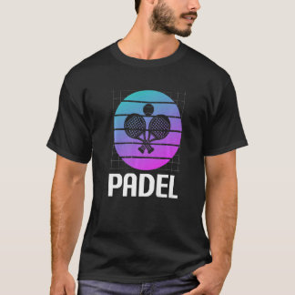 Retro Vintage Classic Padel Player T-Shirt