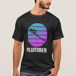 Retro Vintage Classic Plumber Plumbing T-Shirt