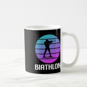 Retro Vintage Clic Biathlon Biathlete 1 Coffee Mug