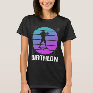 Retro Vintage Clic Biathlon Biathlete 1 T-Shirt