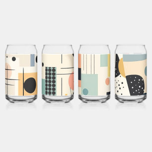 Retro Vintage Coke Can Glasses Collectible Set