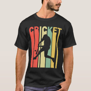 Retro Vintage Colours Cricketer T-Shirt