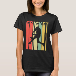 Retro Vintage Colours Cricketer T-Shirt