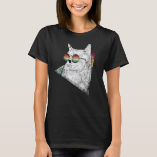 Retro Vintage Cool And Cute Cat For Kitten T-Shirt