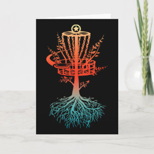 Retro Vintage Cool Disc Golf Player Certified Sket Card