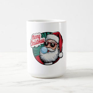Retro Vintage Cool Santa Claus Christmas Coffee Mug