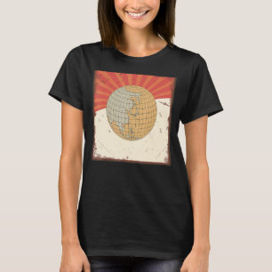 Retro Vintage Cool World Globe Earth Geography T-Shirt