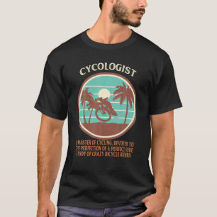Retro Vintage Cycologist Funny Bicycle Cyclist Roa T-Shirt