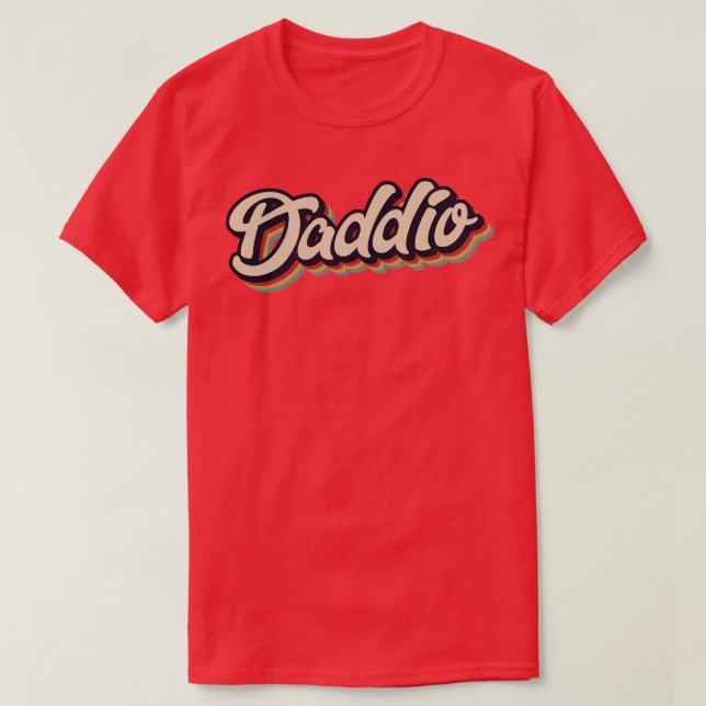 Retro Vintage Daddio T-Shirt (Design Front)